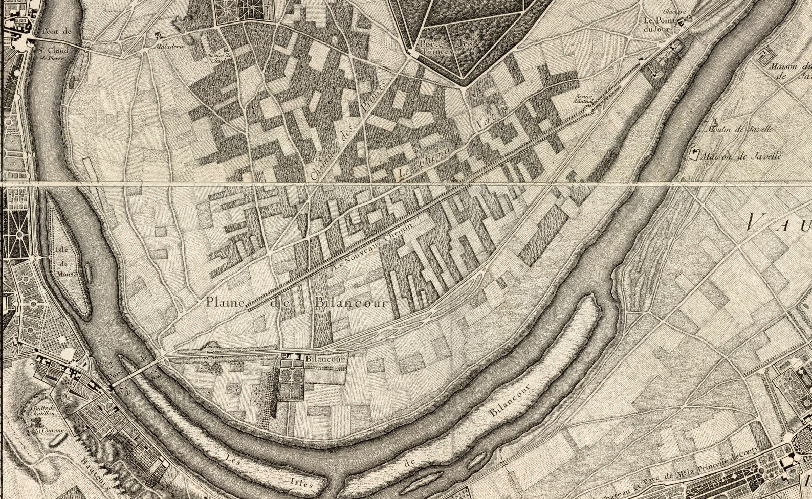 Plan de Roussel,. 1731.