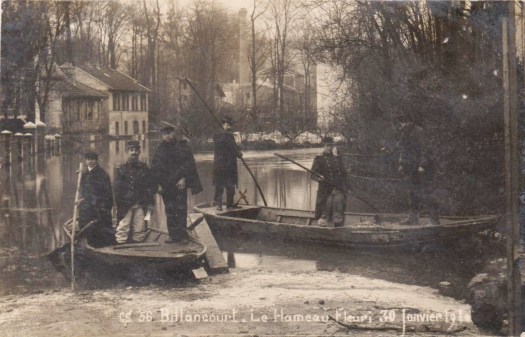 Hameau fleuri crue de 1910
