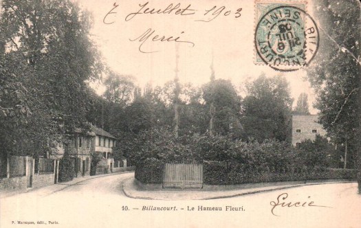 Le Hameau Fleuri en 1903