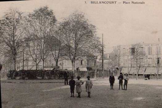 Place Jules-Guesde Grand Comptoir du Point-du-Jour vers 1900