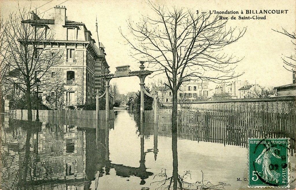 Rue de Saint-Cloud-Villa Flora en 1910