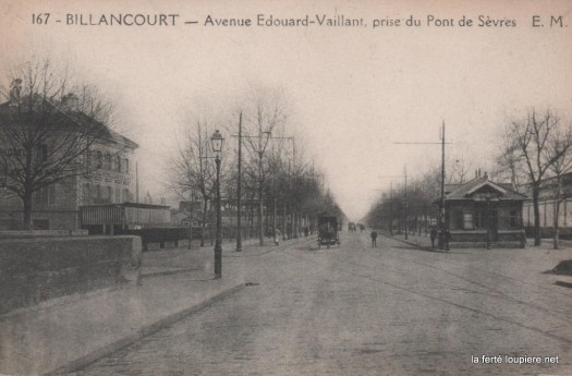 Avenue Edouard Vaillant le Pont de Sèvres et l'Hotel du Parlementaire