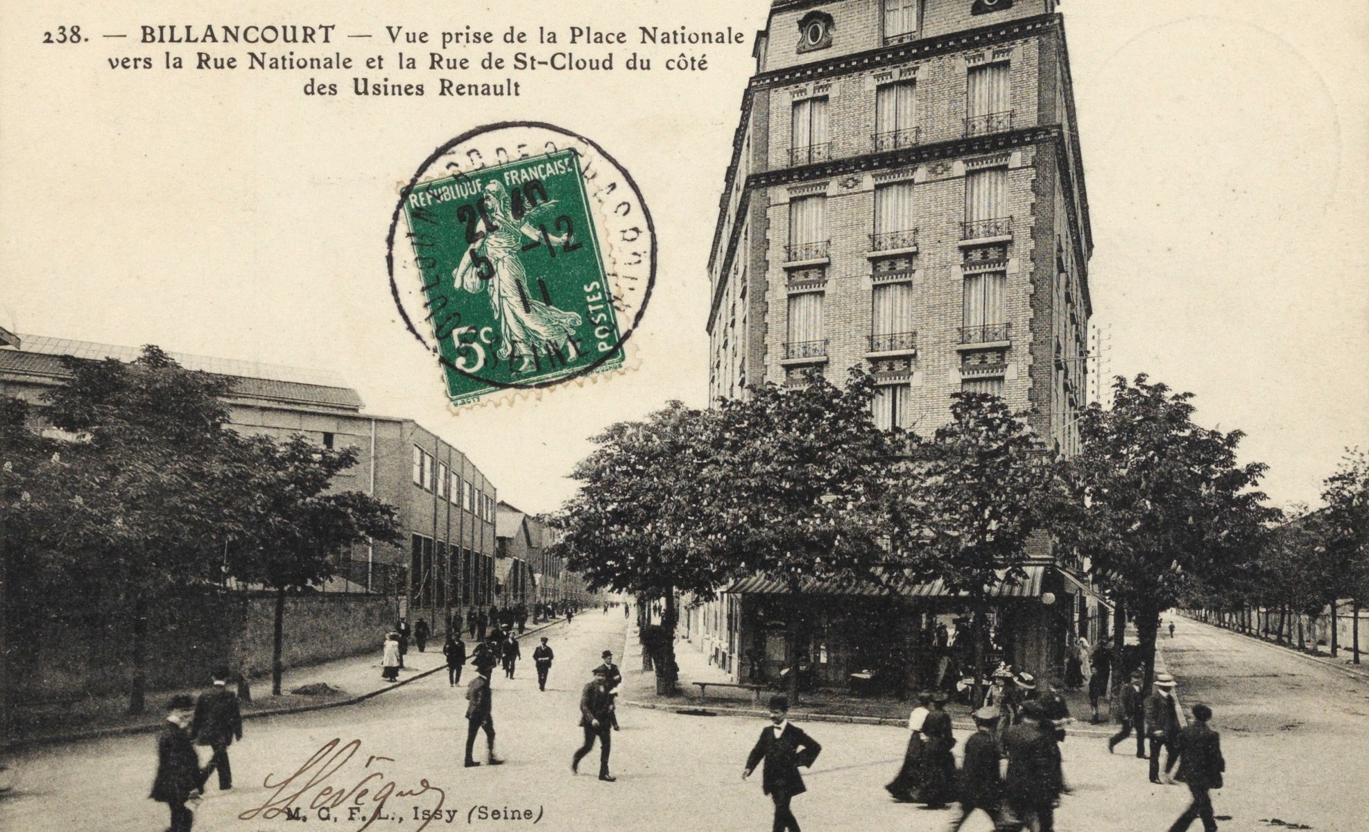 Jules Guesde Brasserie Billancourt 1911