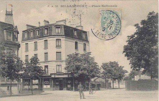 Place Nationale vers 1905 Maison Geiger