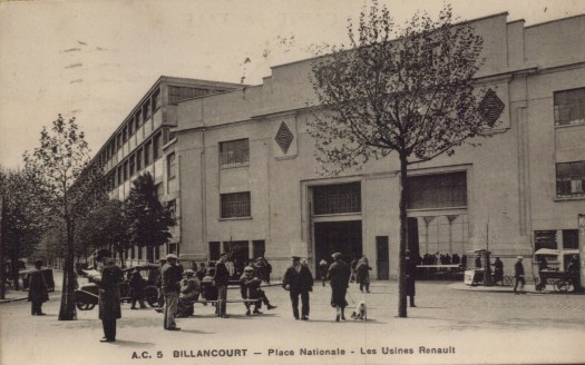 Place Nationale portail des usines Renault