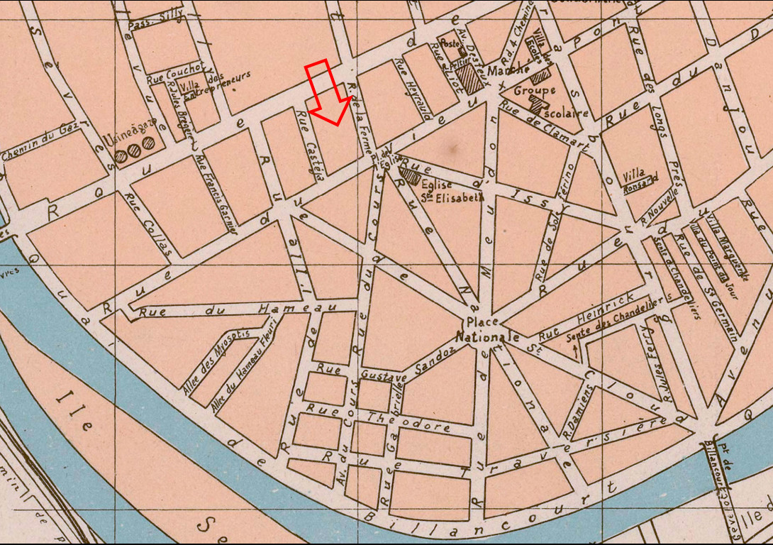 Plan Villa pointue rue de la Ferme