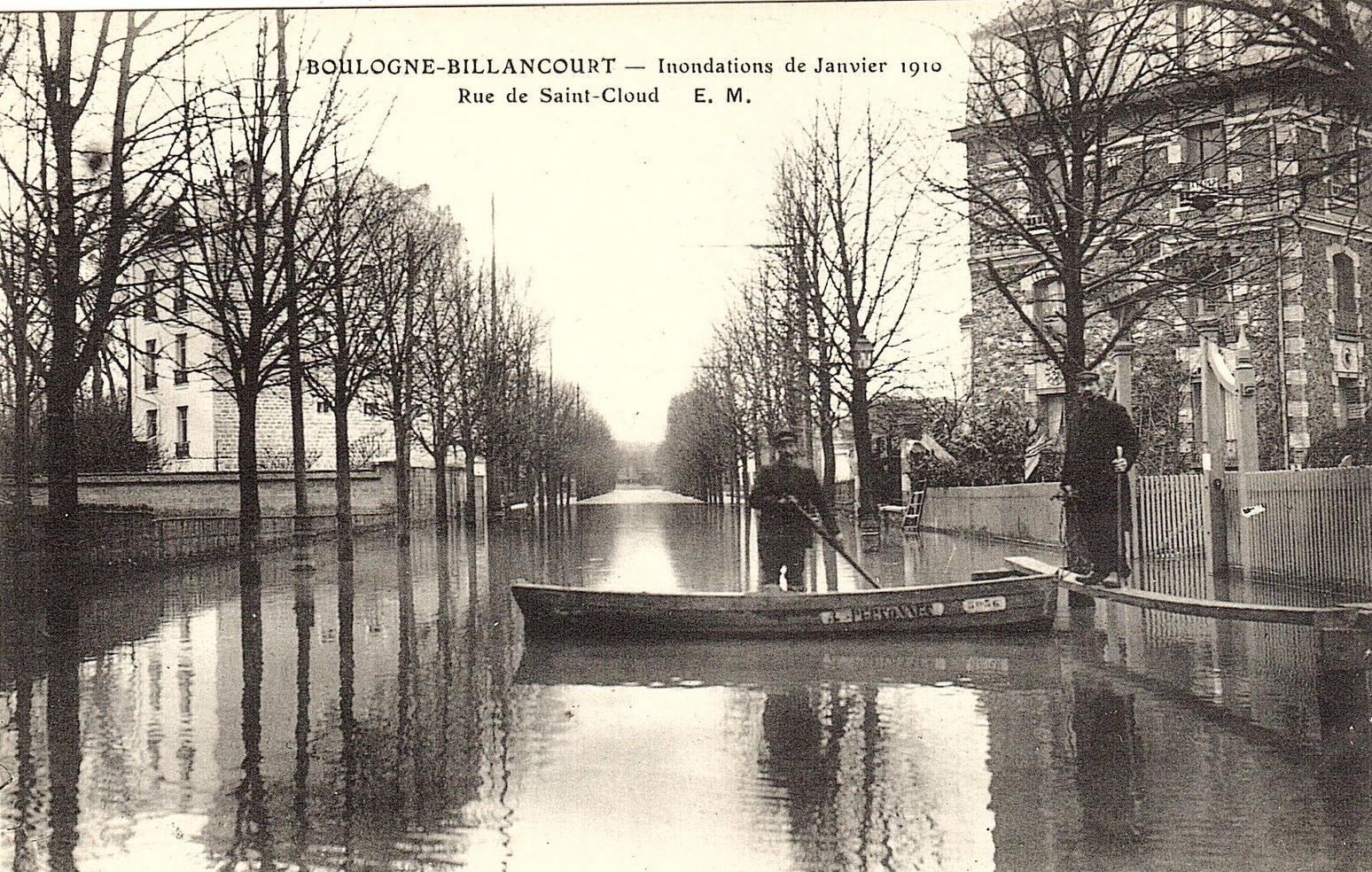 Rue de Saint-Cloud Villa Flora 1910