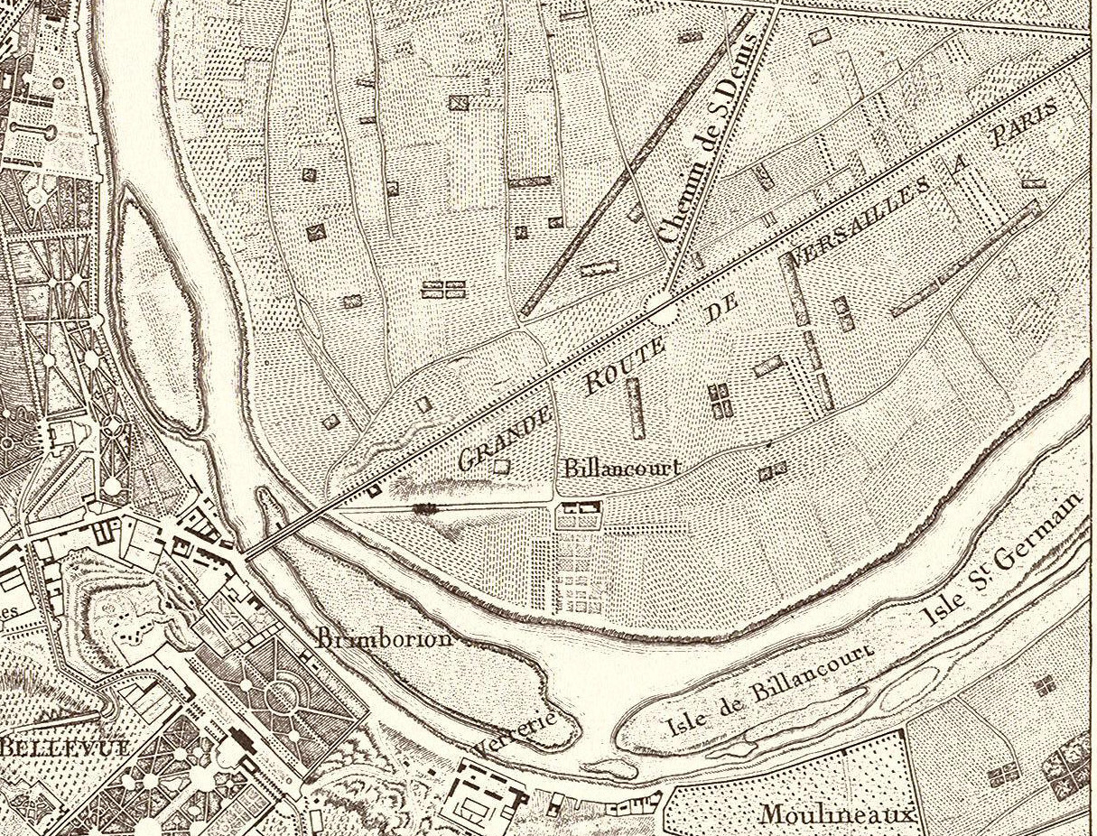 Plan de Berthier (Carte des chasses du roi / impériales)