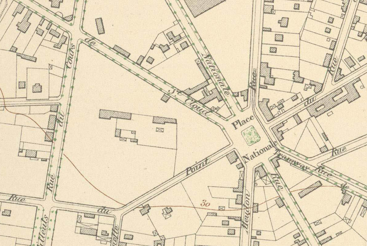 1900 Carte Pont et Chaussées