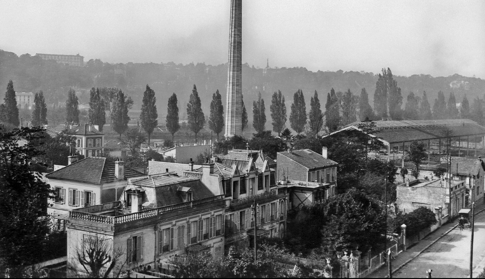 1912 Rue Théodore vue du toit de l'usine Renault
