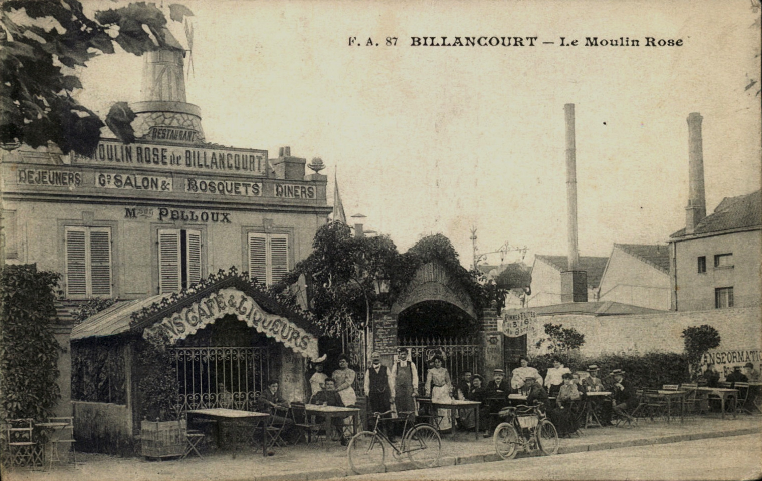 Quai du Point-du-Jour le Moulin Rose