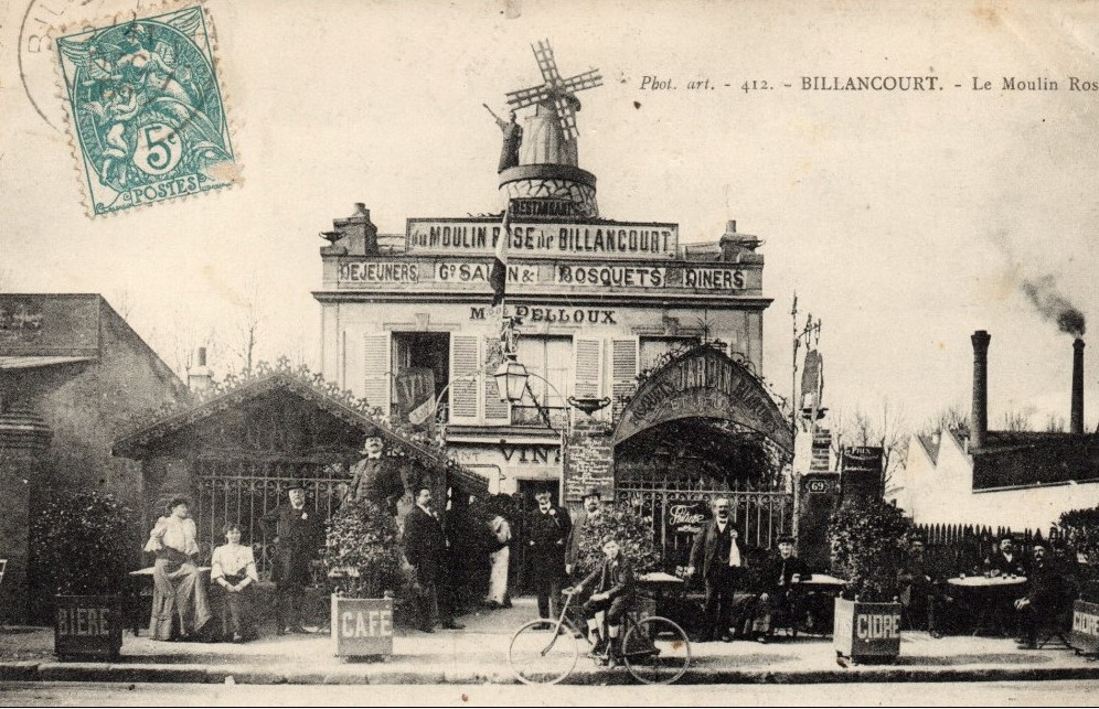 Quai du Point-du-Jour Moulin Rose