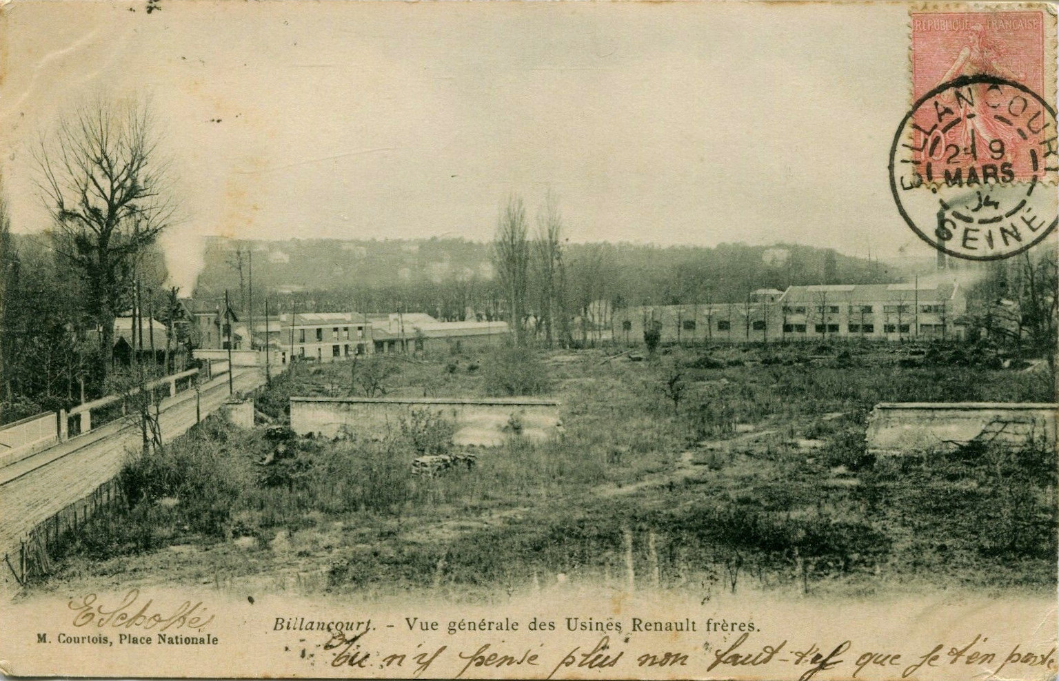 1900 Carte Pont et Chaussées