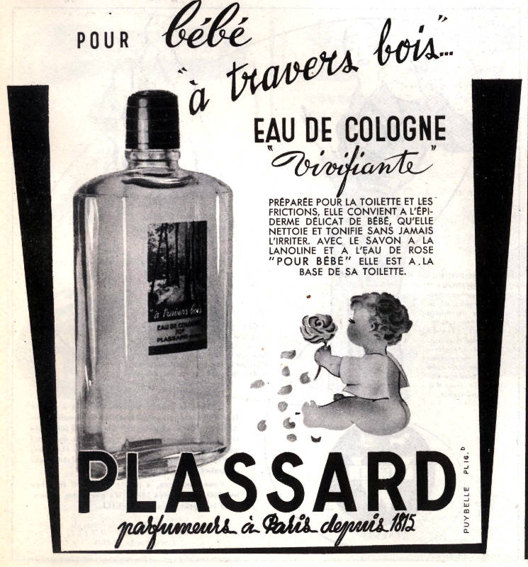 Eau de Cologne a travers bois Plassard