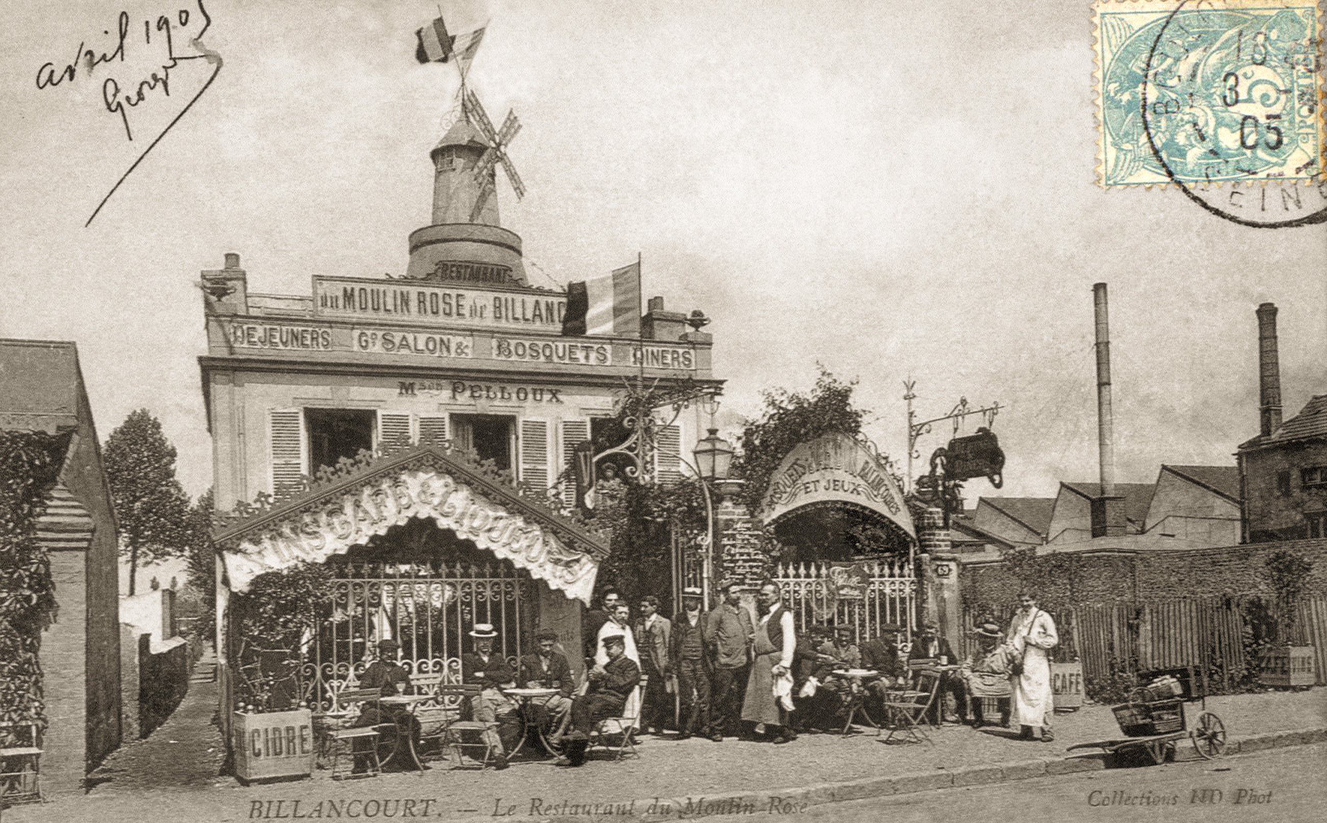 Billancourt-Quai du point du jour-Le moulin rose