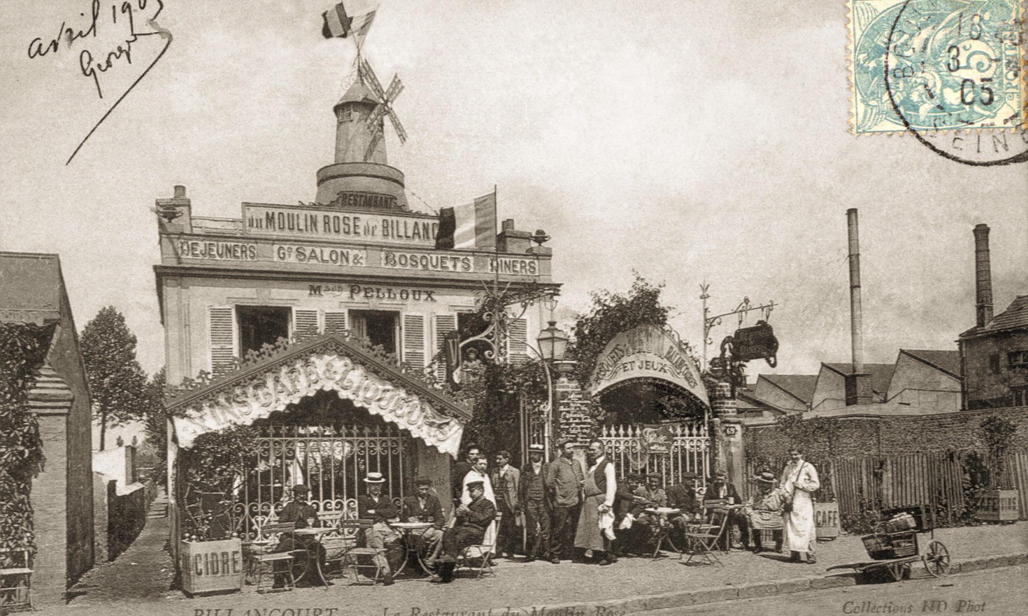 Billancourt-Quai du point du jour-Le moulin rose