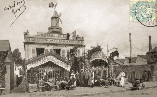 Billancourt-Quai du point du jour-Le moulin rose