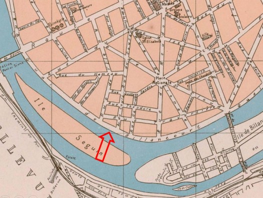 Localisation voiliers 1889