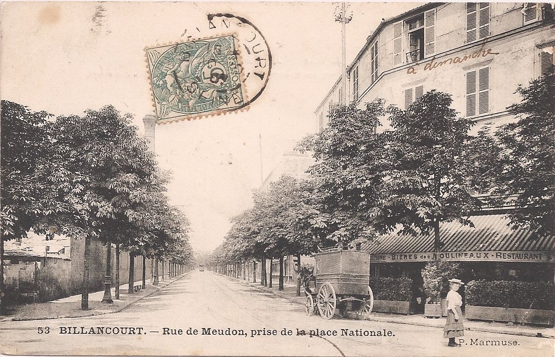 Rue de Meudon 1907 Place Nationale