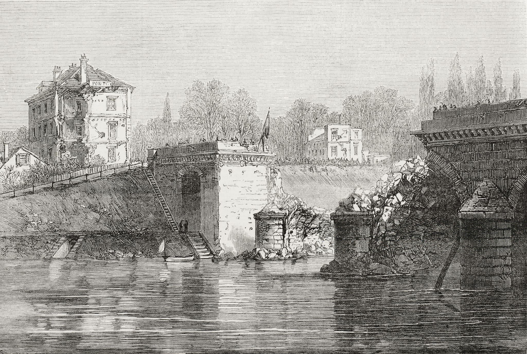 Guerre franco-prussienne-Au pont de Sèvres