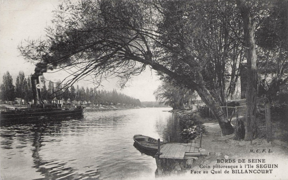 Ile Seguin côté quai de Billancourt
