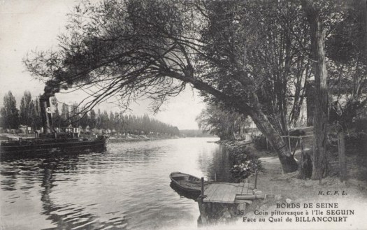 Ile Seguin côté quai de Billancourt