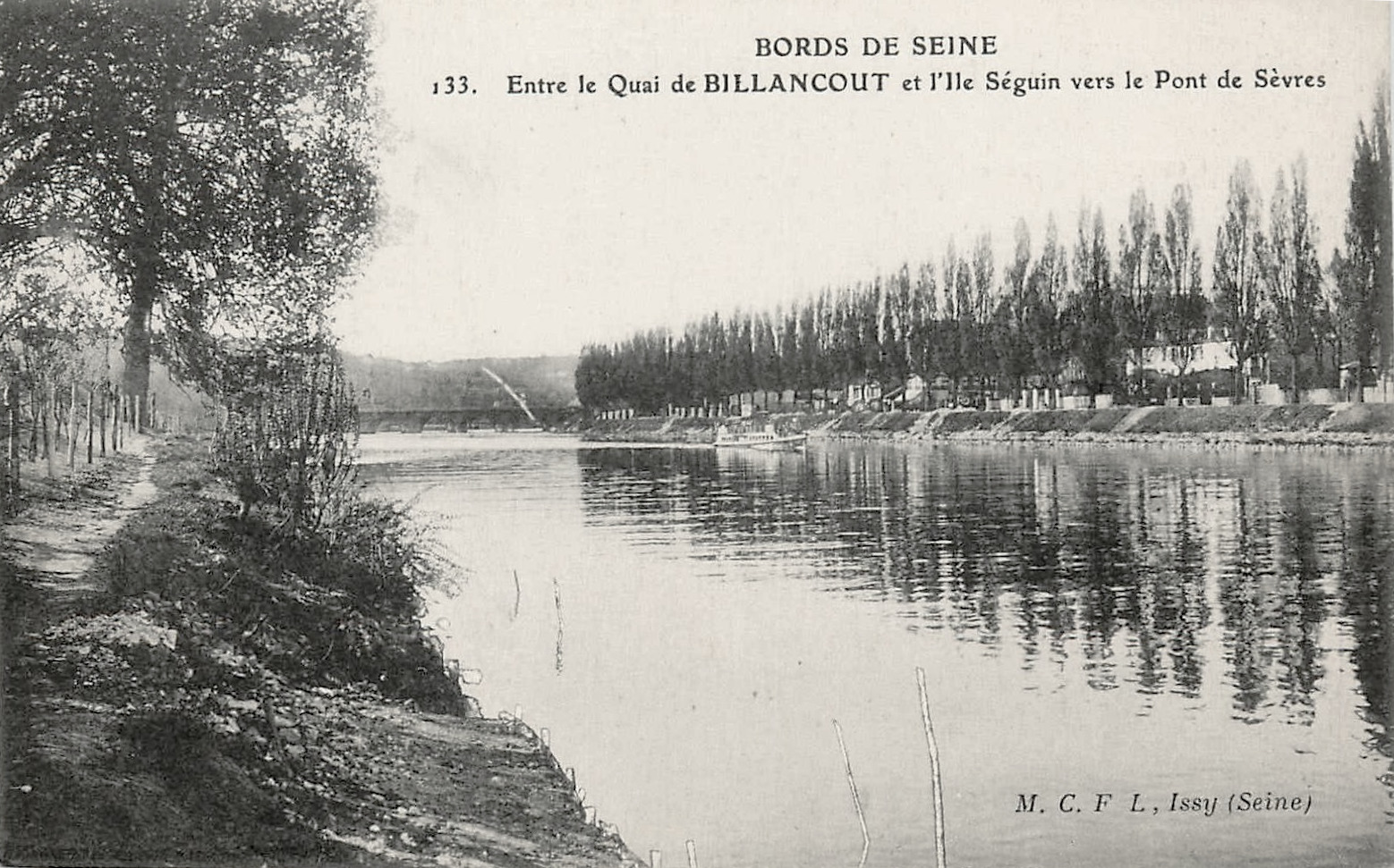 Ile Seguin côté quai de Billancourt