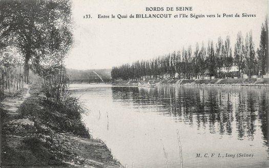 Ile Seguin côté quai de Billancourt