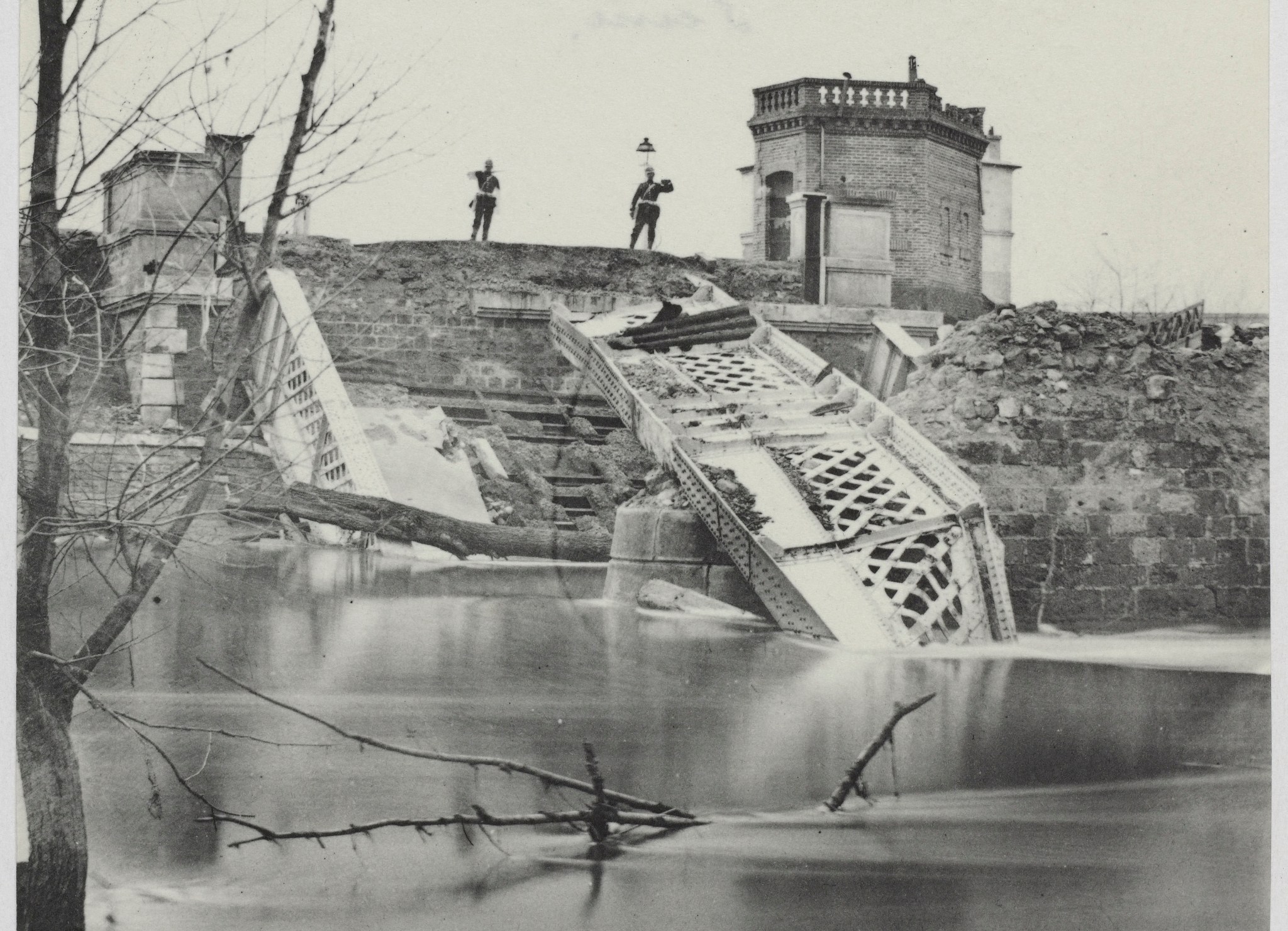 Billancourt / Pont de Billancourt, petit bras de la / Seine. Pont de Billancourt, petit bras de la Seine, Billancourt.