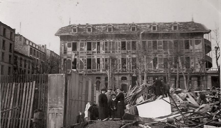 Bombardement de l'hôpital Ambroise Pare