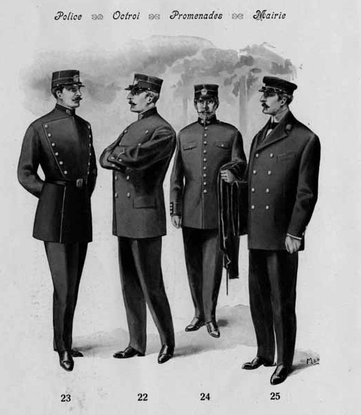 Uniformes pour l'administration