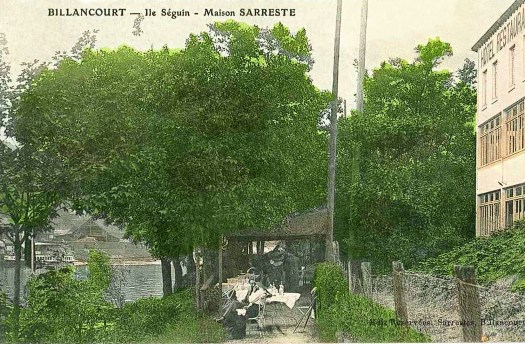 Ile Seguin, restaurant Sarreste côté Meudon
