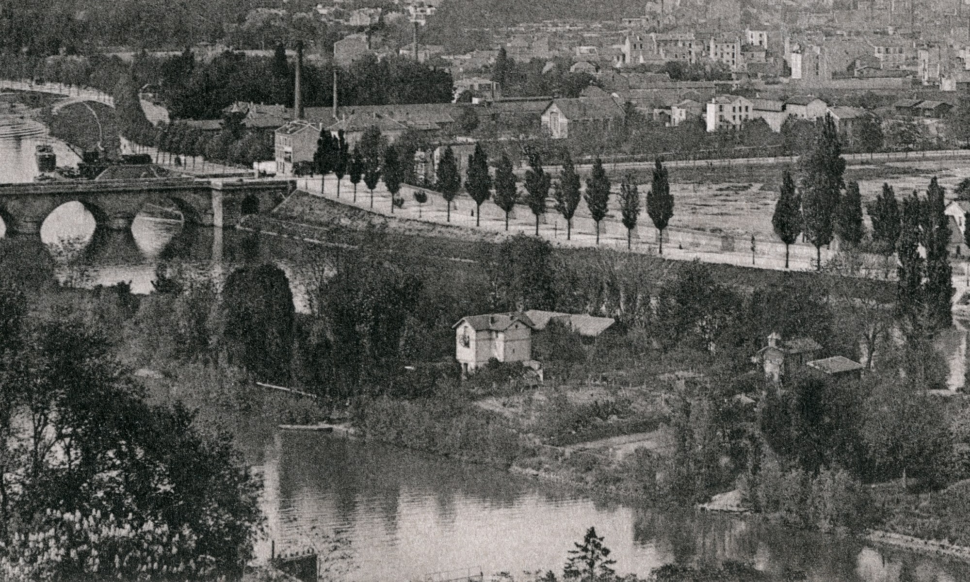 La propriété de Georges Gallice sur l'île Seguin en 1903
