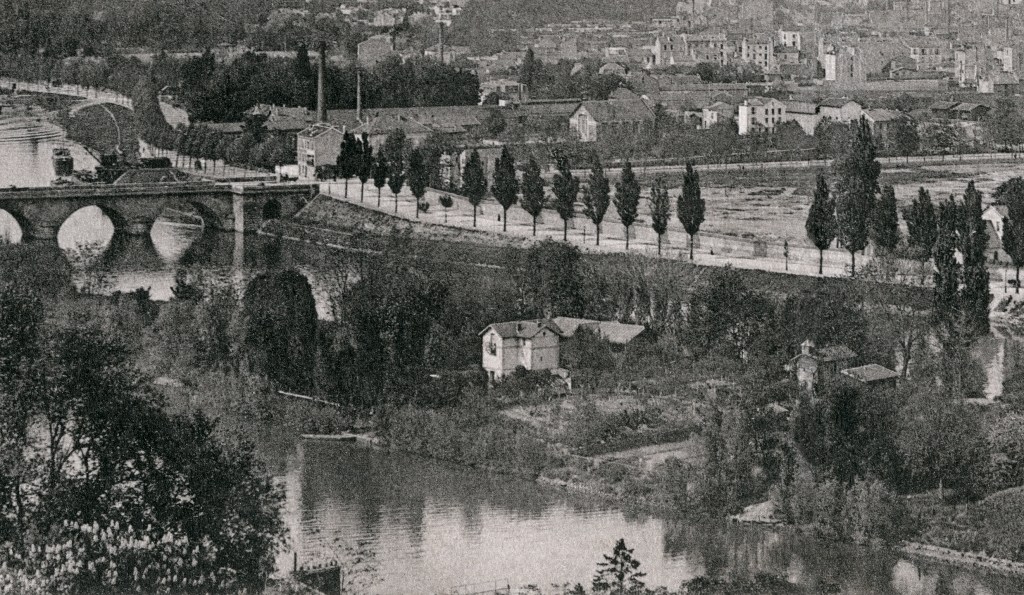 La propriété de Georges Gallice sur l'île Seguin en 1903