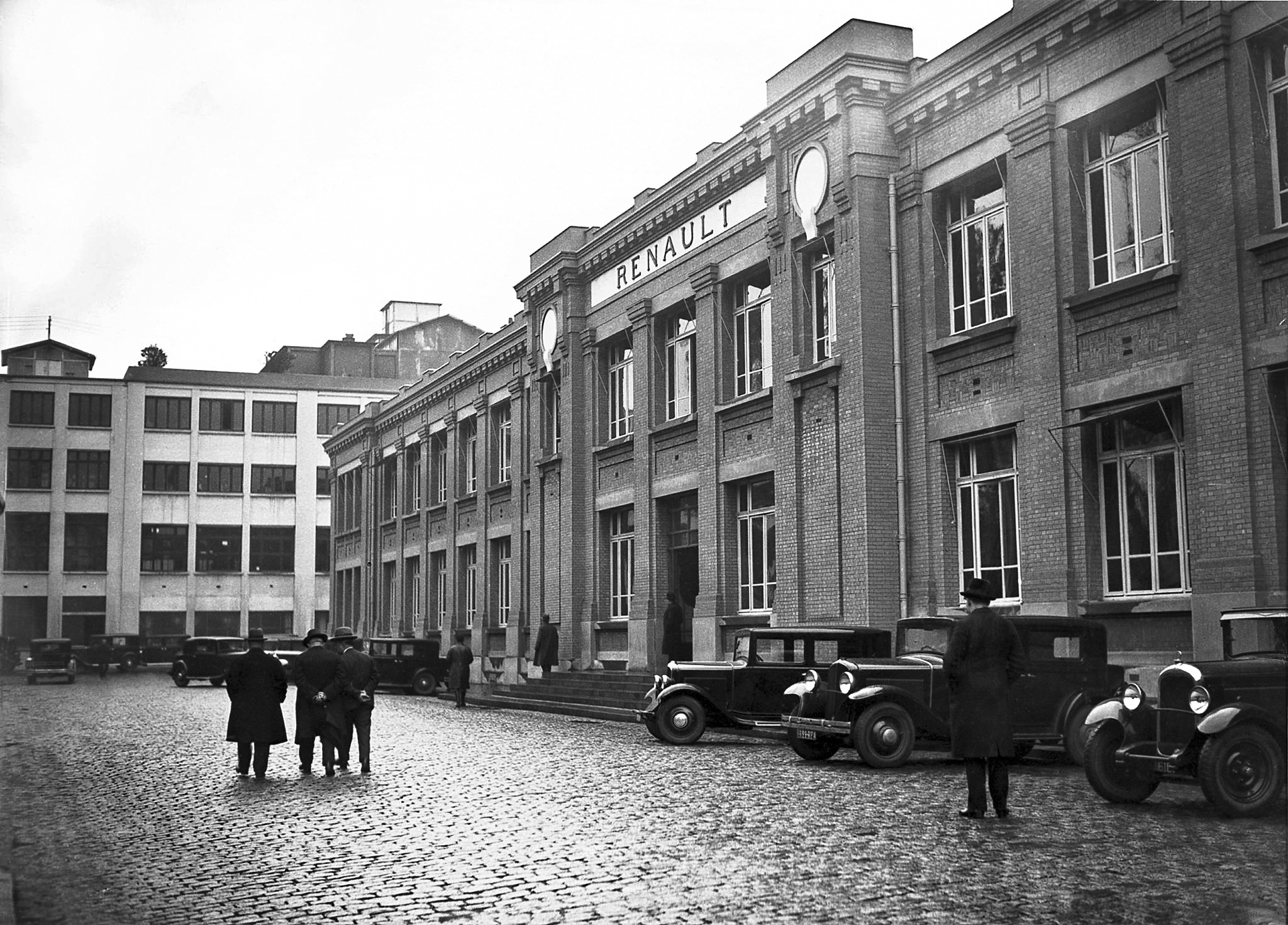 Le bâtiment X vers 1932.