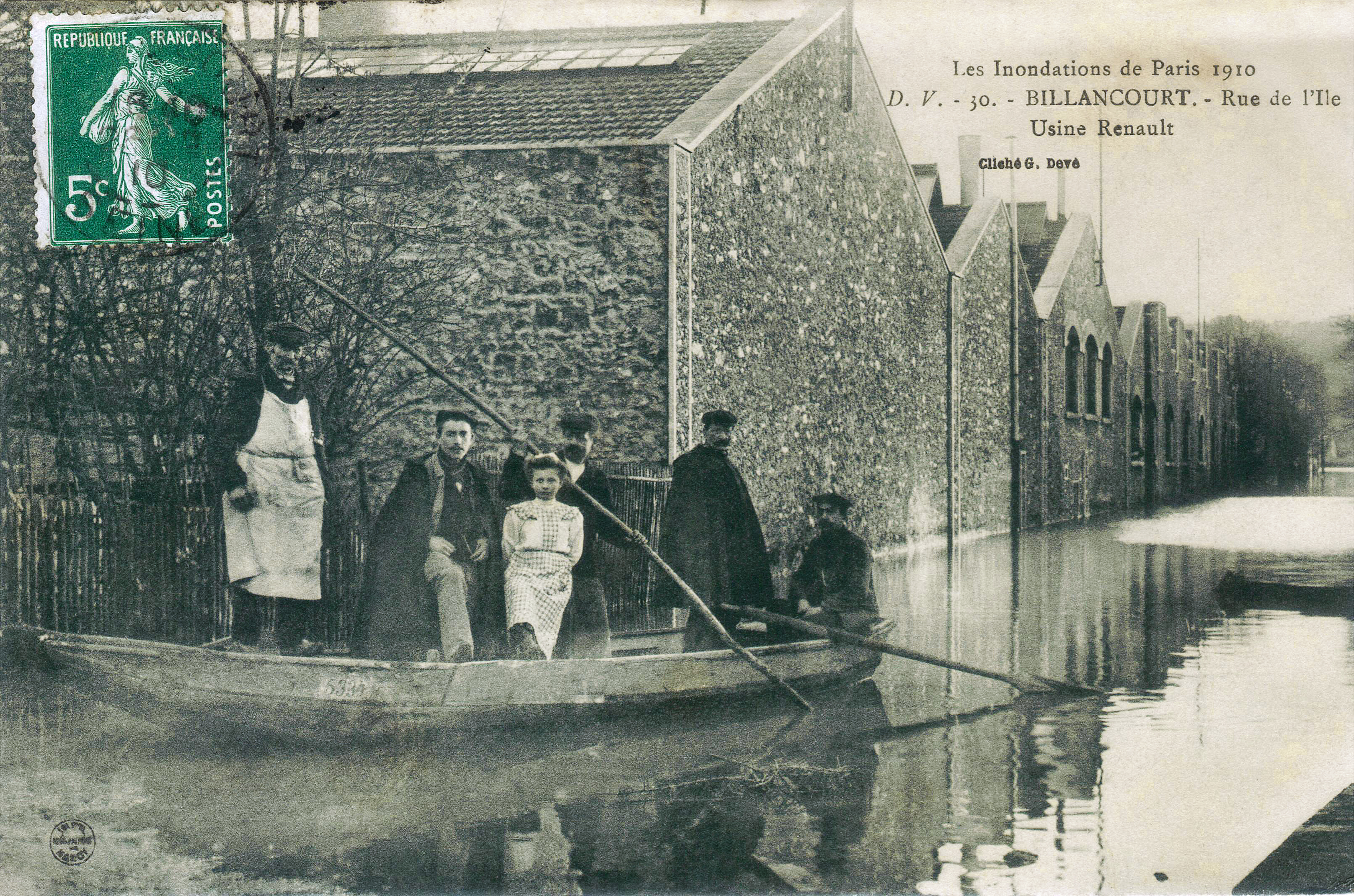 Rue de L'Ile Renault 1910 Thierry Delmotte