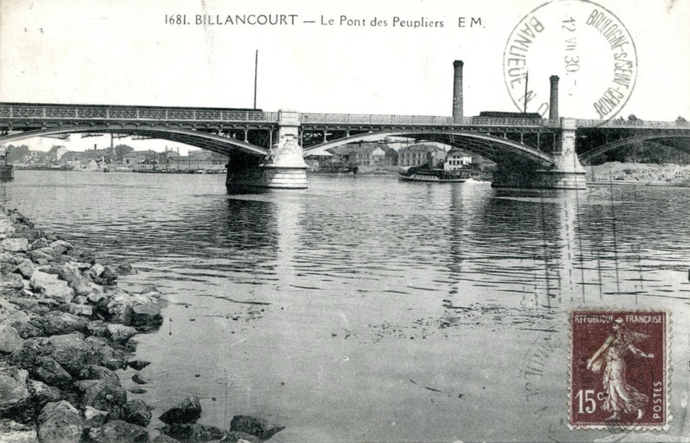 Pont des peupliers Delcampe