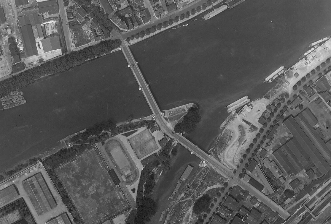 Pont d'Issy en 1934 - IGN