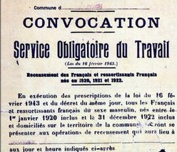 Convocation pour le STO