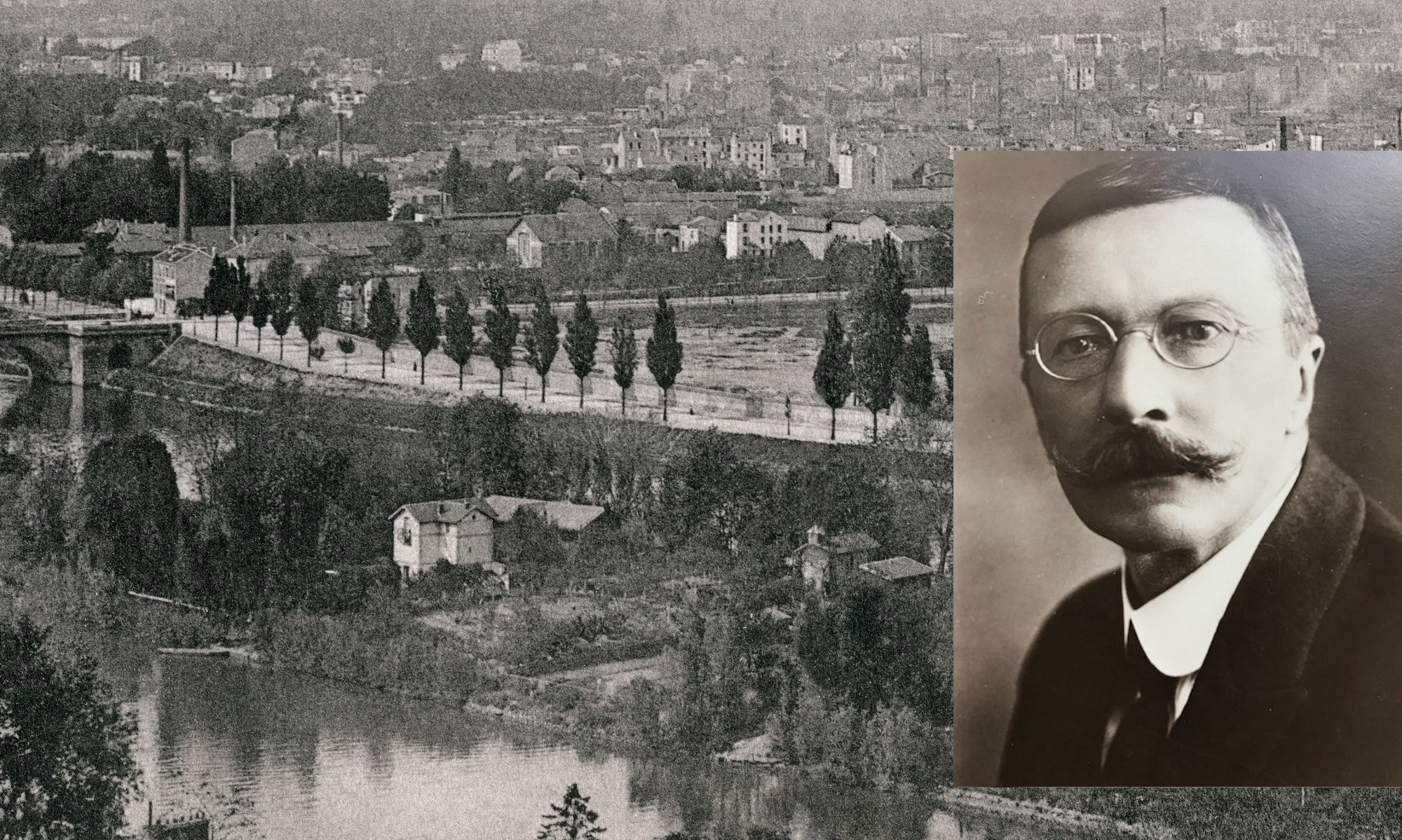 Georges Gallice et sa propriété sur l'Ile Seguin