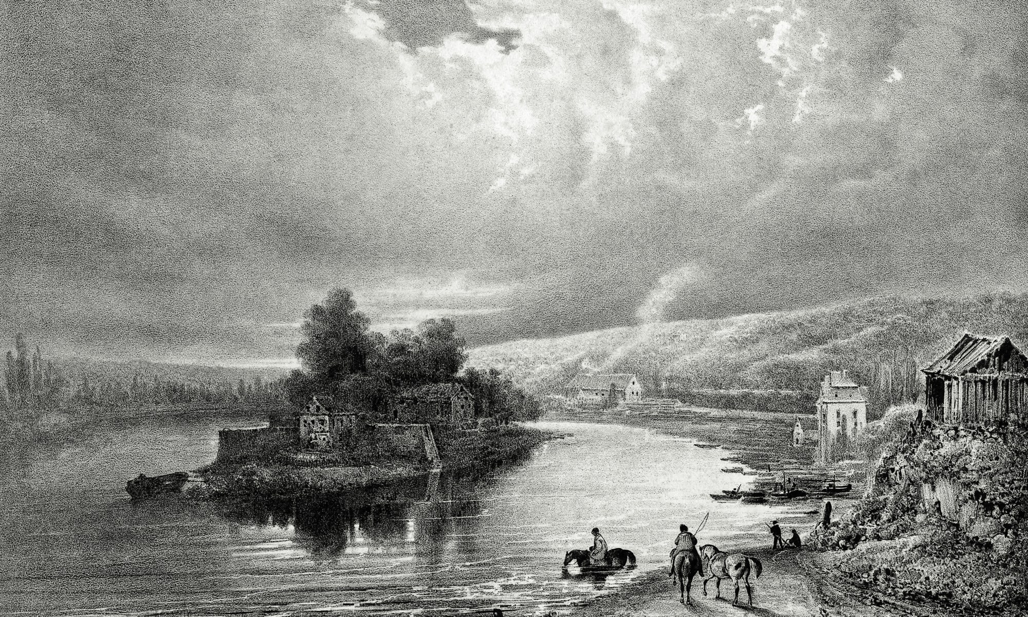 Alexandre-Jules Monthelier-L'île Seguin à Sèvres_British Museum