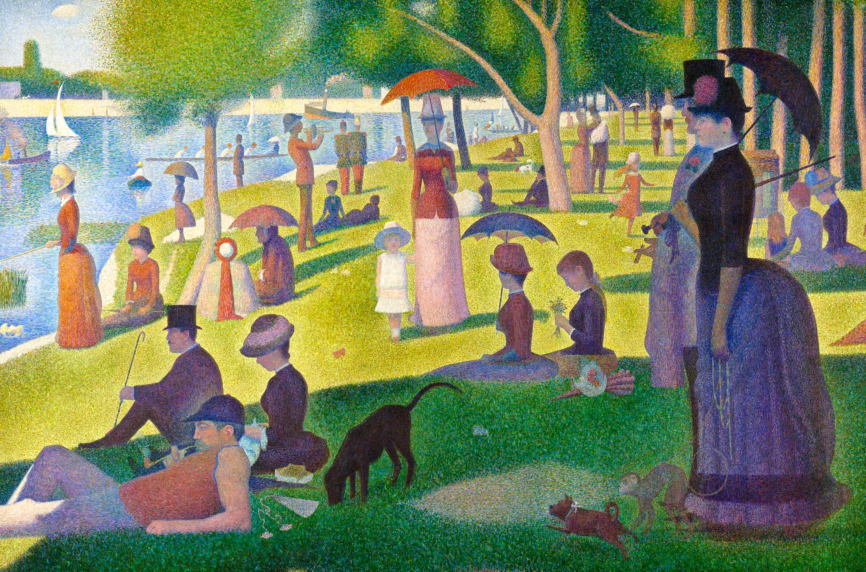 Georges Seurat-Un dimanche à La Grande Jatte-1884