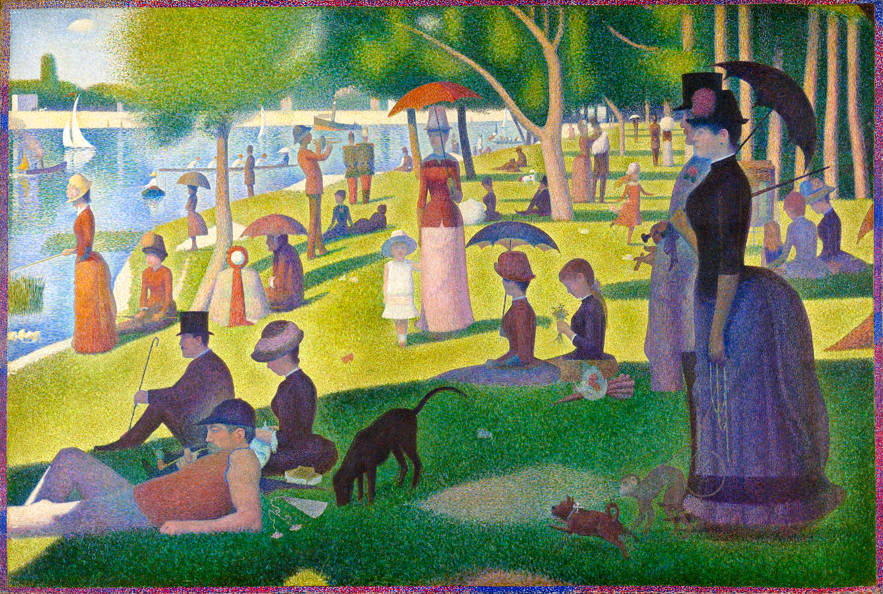 Georges Seurat-Un dimanche à La Grande Jatte-1884