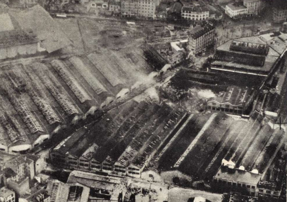 Bombardement de 1942 - archives de Paris