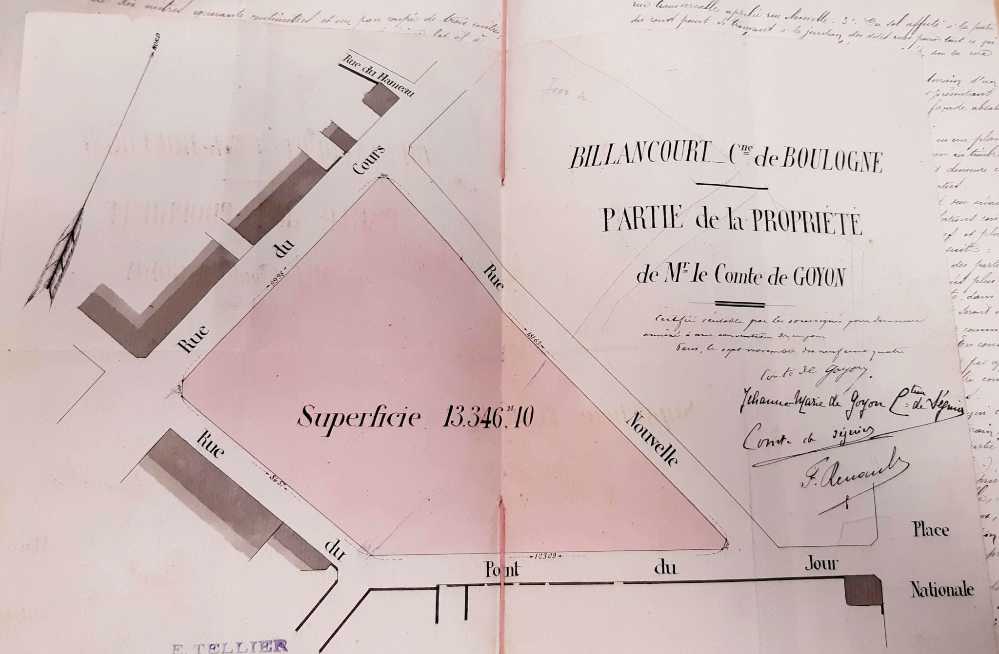 Partie sud du terrain ferme 1905