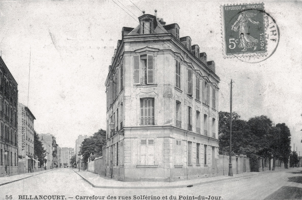 Rue de Solferino maison Jouvin 1906