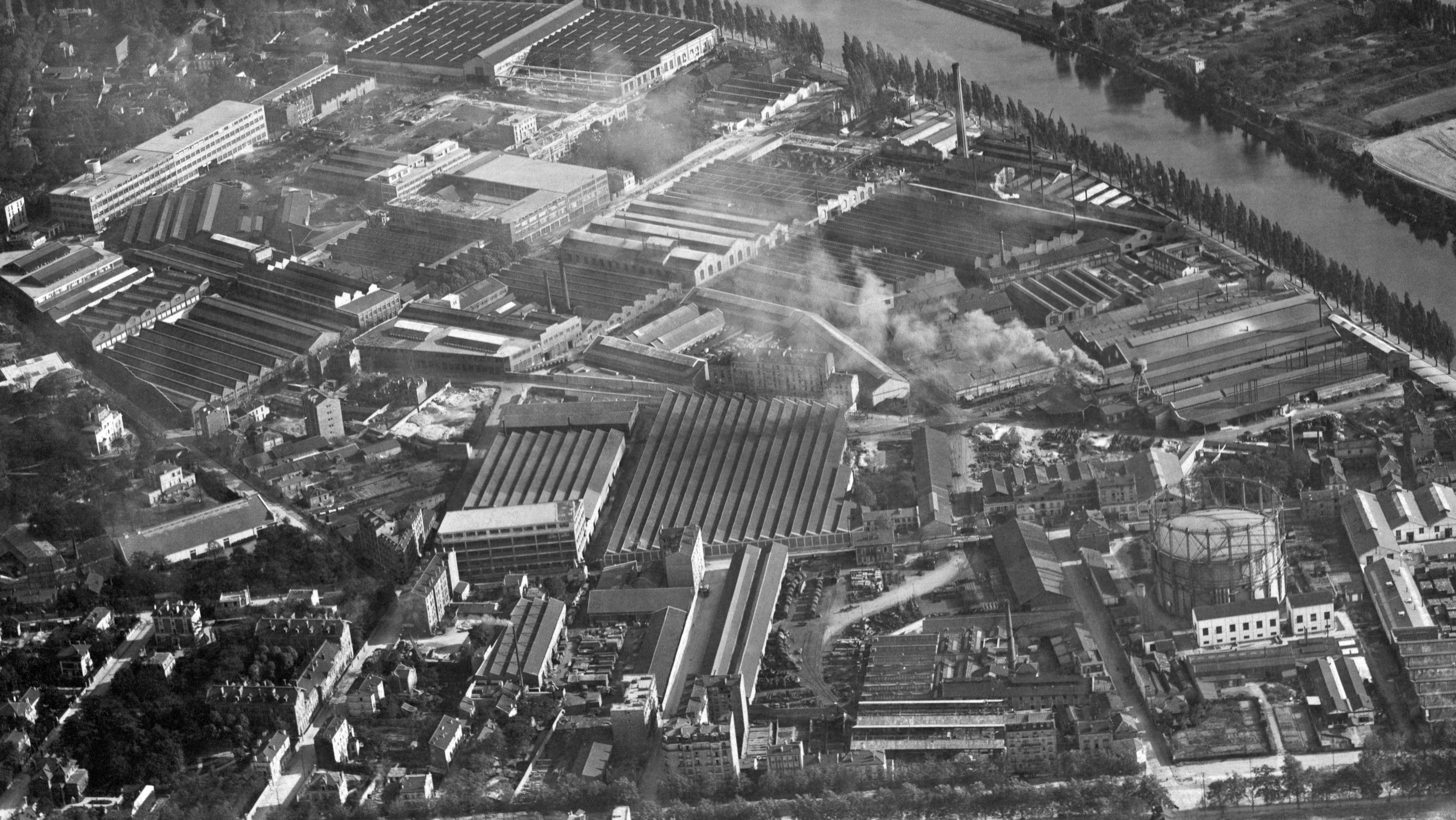 1919 - vue aérienne Coll Renault Histoire