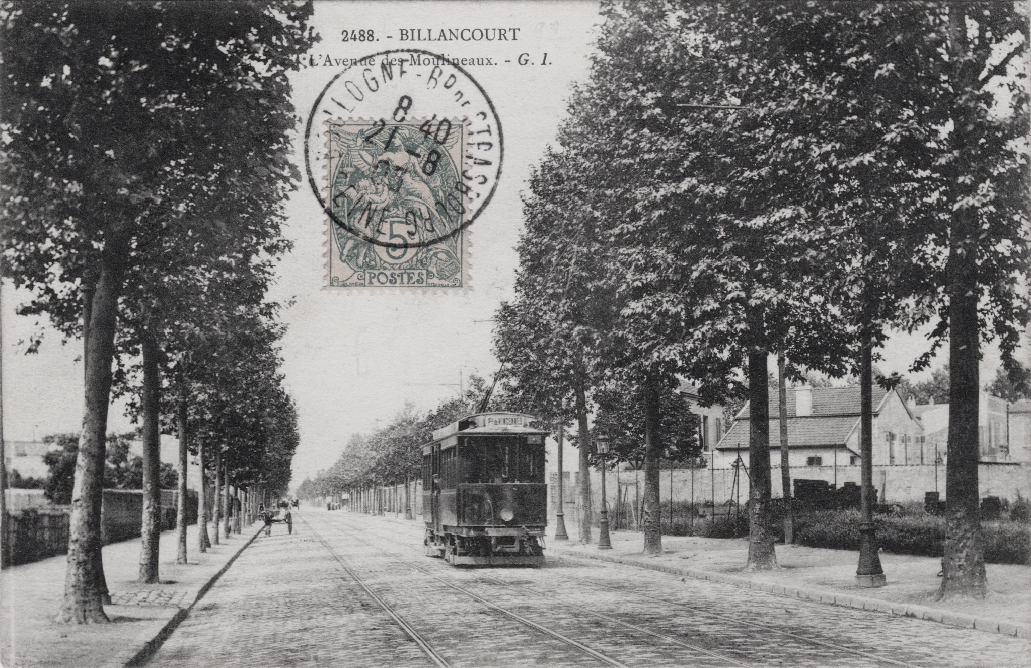 Ligne 126 tramway avenue des Moulineaux S. Legere