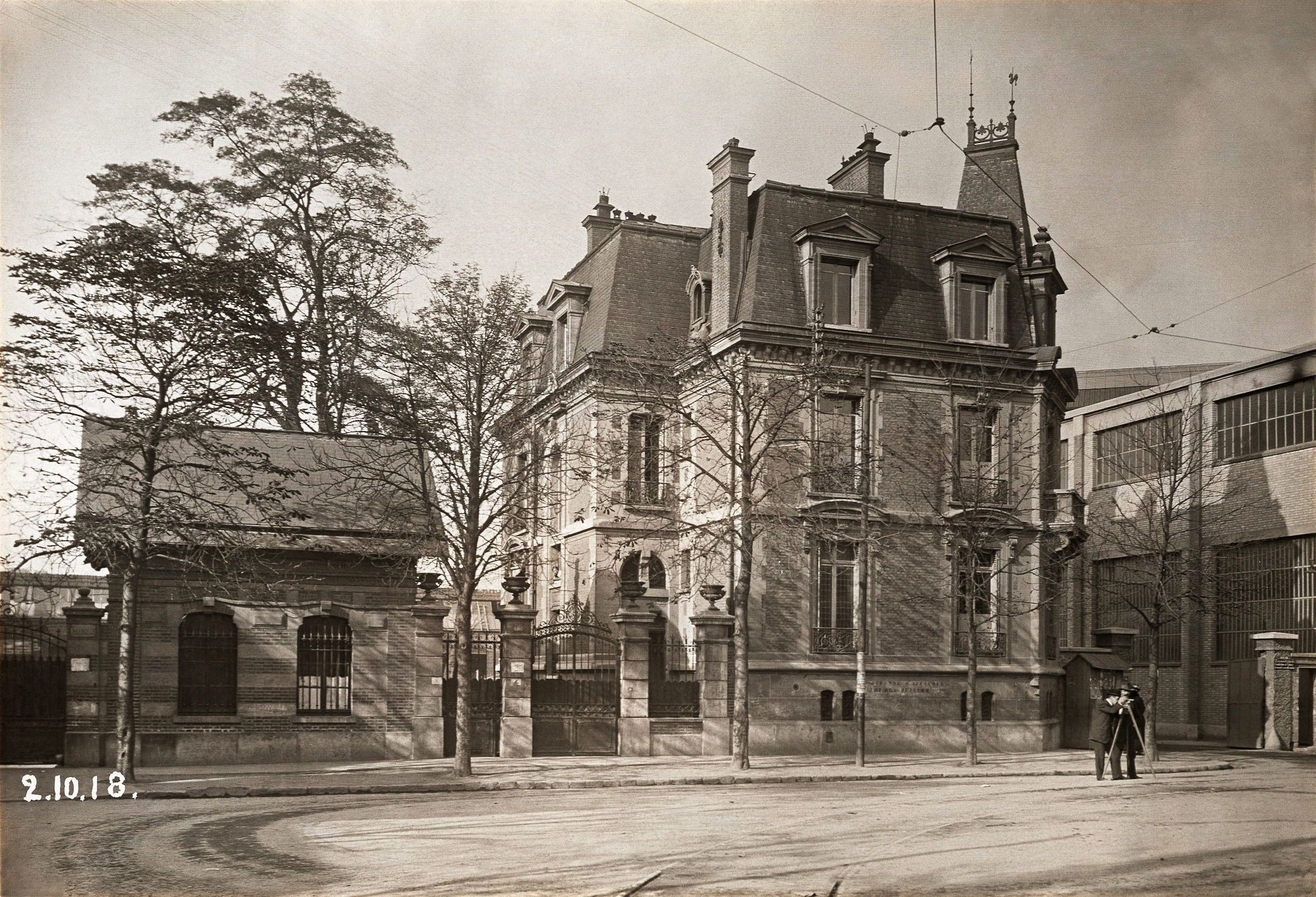 Place Nationale n°6 Villa Bican en 1918 1 RH-opti