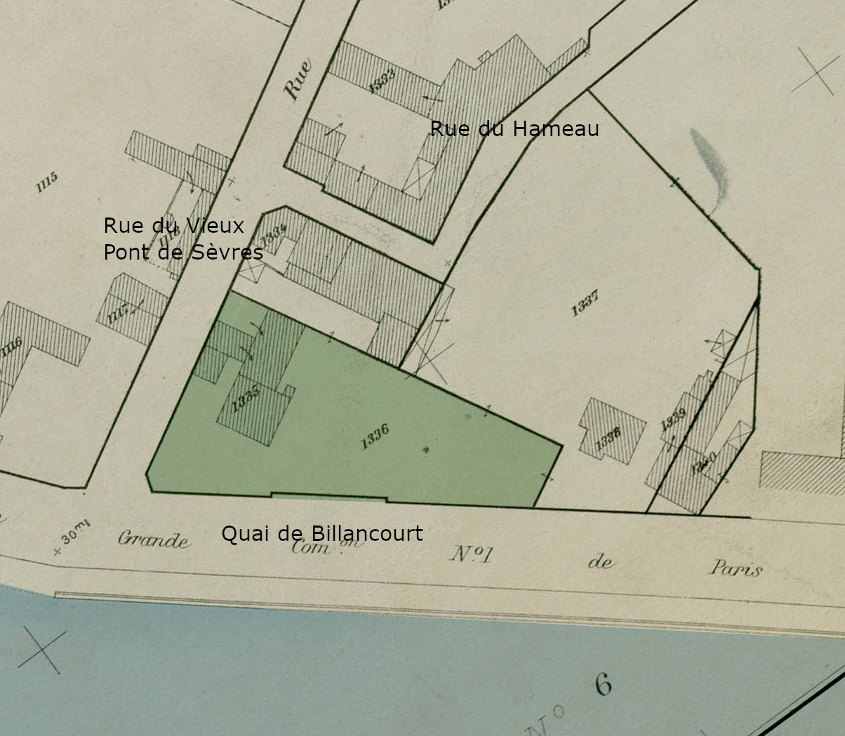 Cadastre 1905 Villa bottin